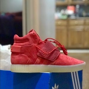 Adidas Tubular Invader (Blood Red)
